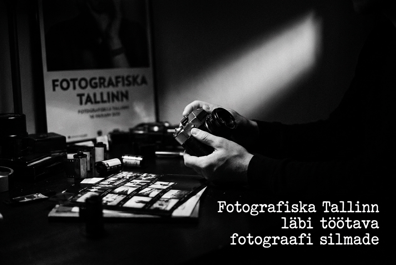 Professional header image for industry analysis: Fotografiska Tallinn läbi töötava fotograafi silmade