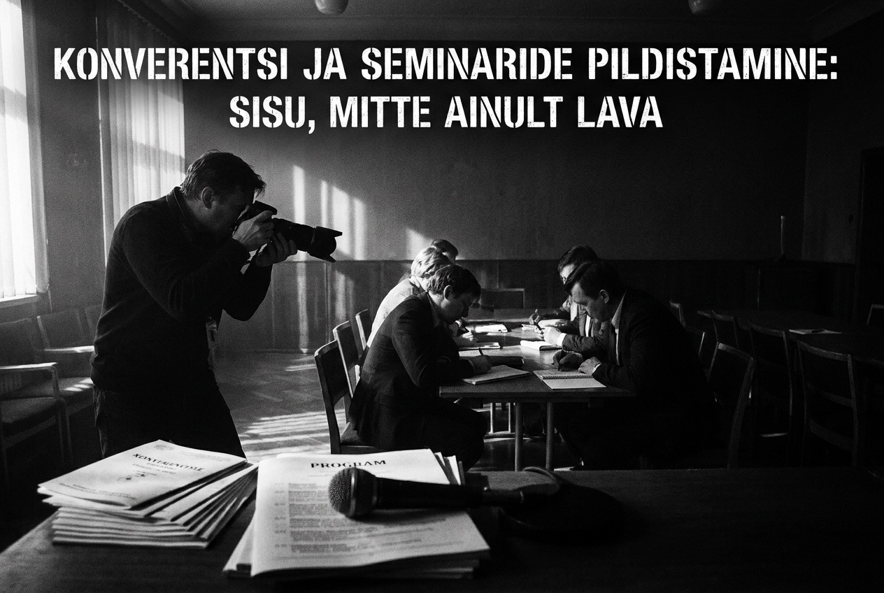 Professional header image for step-by-step guide: Konverentsi ja seminaride pildistamine: sisu, mitte ainul...